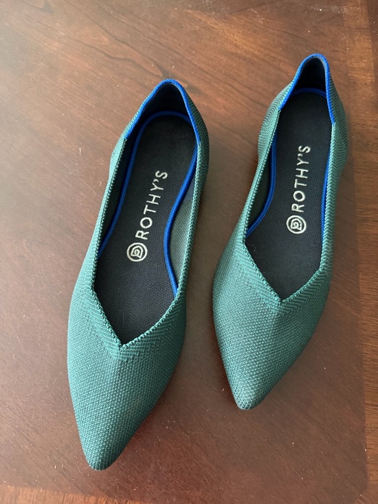 Rothy's Shoes - Rothy's Women's Pointed Knit Flats in Green